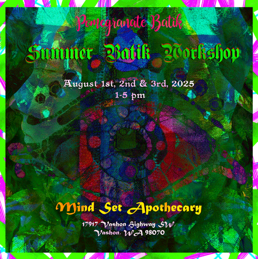 SUMMER BATIK WORKSHOP Aug 1-3rd