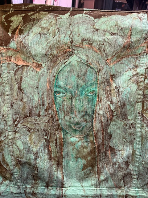 GREEN FAERIE Jean Jacket Size XL