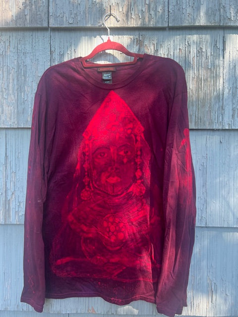 "Queen of Disks" in BATIK RED Size XL