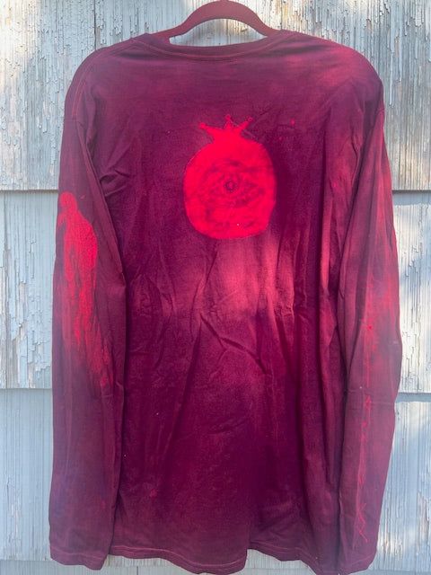 "Queen of Disks" in BATIK RED Size XL