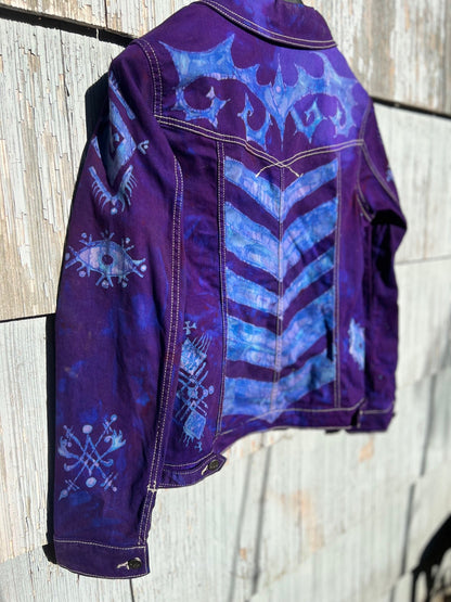 Purple Black Light SHORTS ONLY (Jacket Sold)