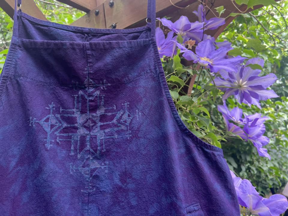 Purple Dreamtime OVERALLS ~ Available at MIND SET APOTHECARY Boutique