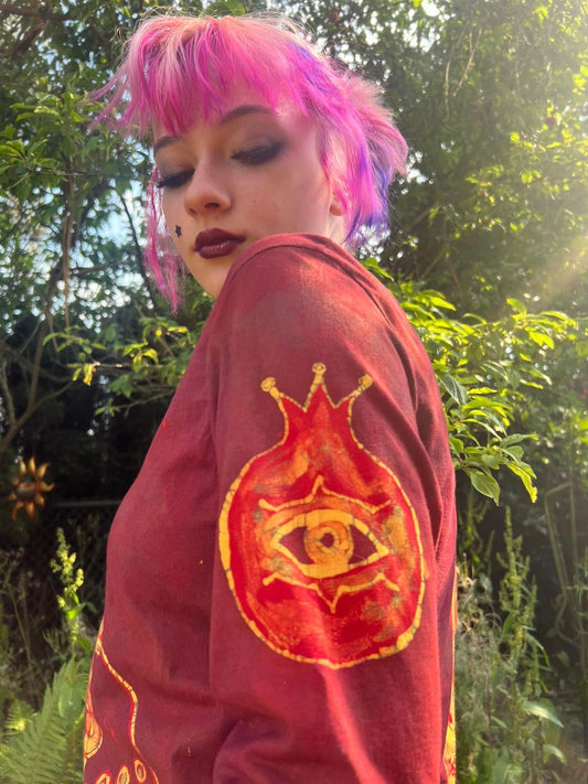 Queen of Wands FIRE Size L