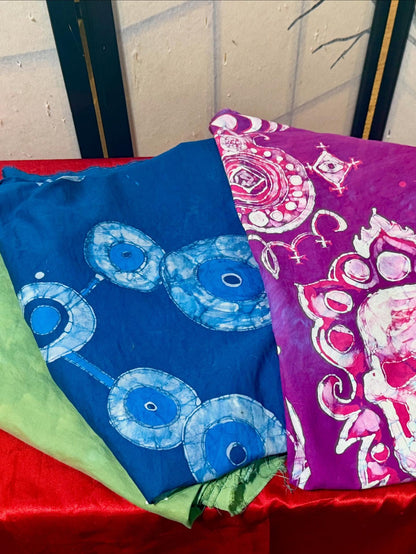 CUSTOM BATIKED CLOTH for Sewing