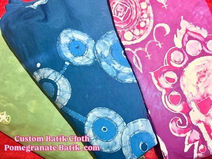CUSTOM BATIKED CLOTH for Sewing