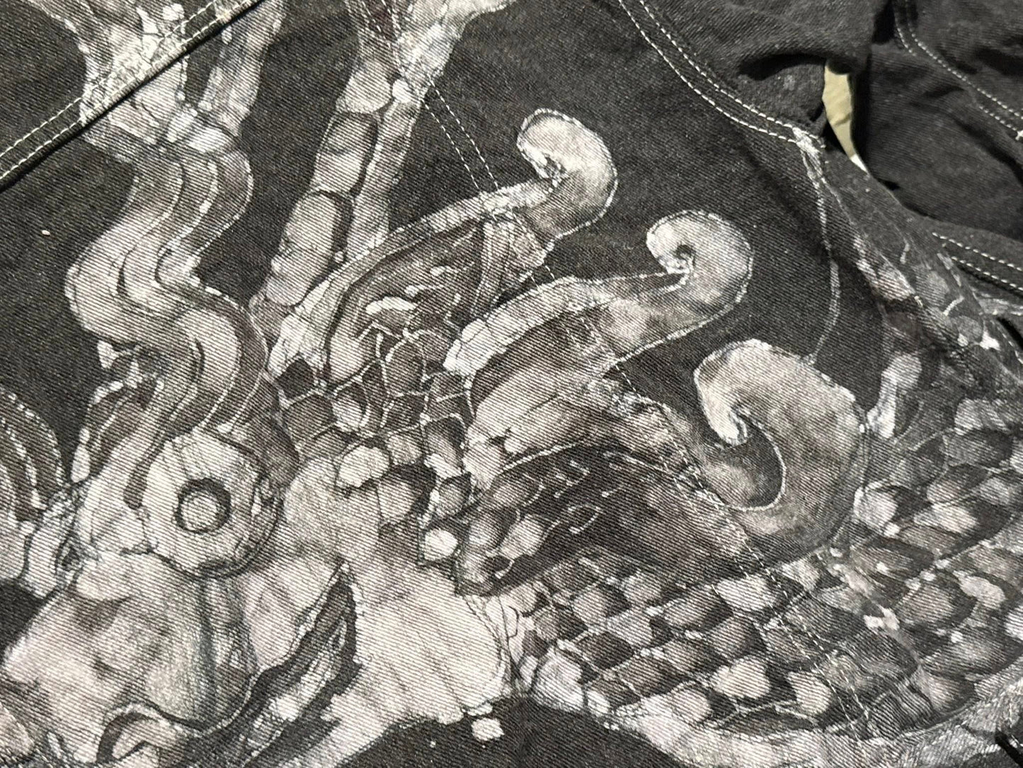Dragon in the Mist Denim Jacket Size L