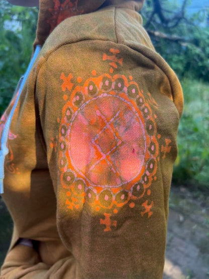 GOLDEN RUNES Thick Fleece Hoodie