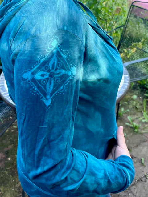 BLUE STAR MANDALA Hoodie