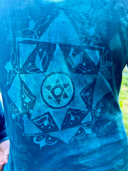 BLUE STAR MANDALA Hoodie