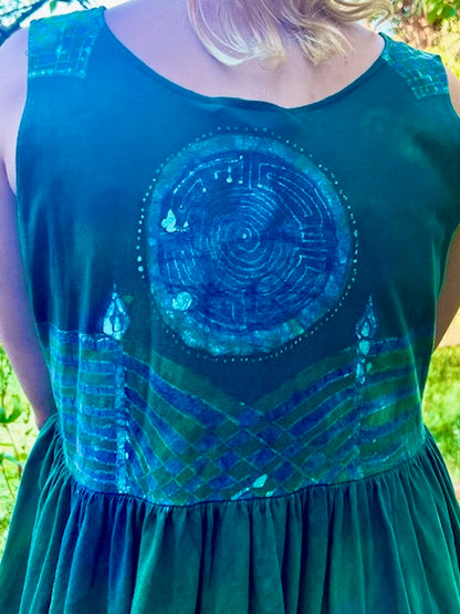 PORTAL into the LABYRINTH Dress ~ Available at MIND SET APOTHECARY on Vashon Island