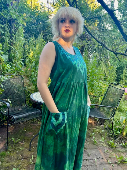 Green Paradise PEACOCK Dress