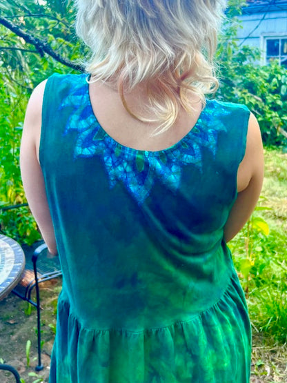 Green Paradise PEACOCK Dress