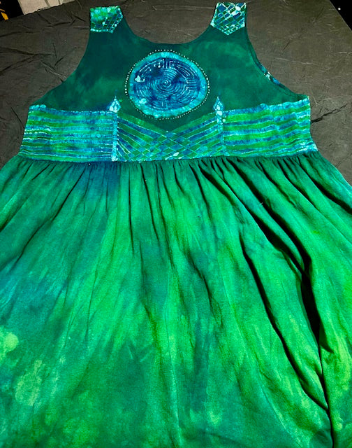 PORTAL into the LABYRINTH Dress ~ Available at MIND SET APOTHECARY on Vashon Island