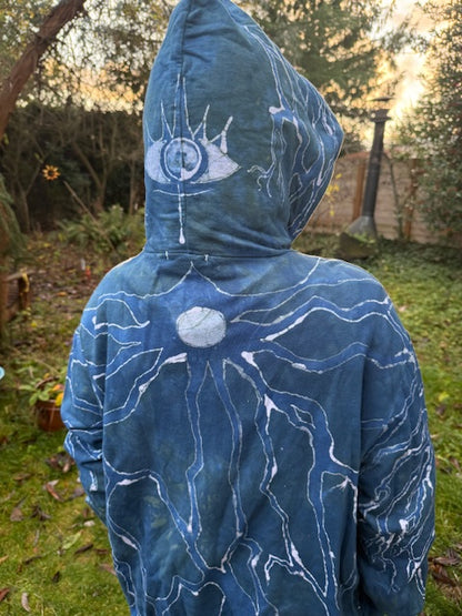 Blue Moon Forest Pullover Hoodie Size XL