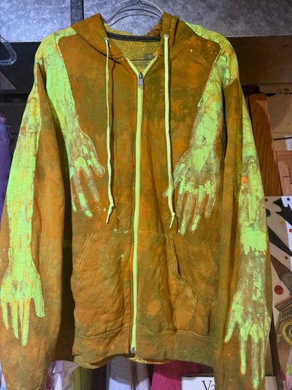 HUGS from THE SUN Fleece Hoodie Size XL