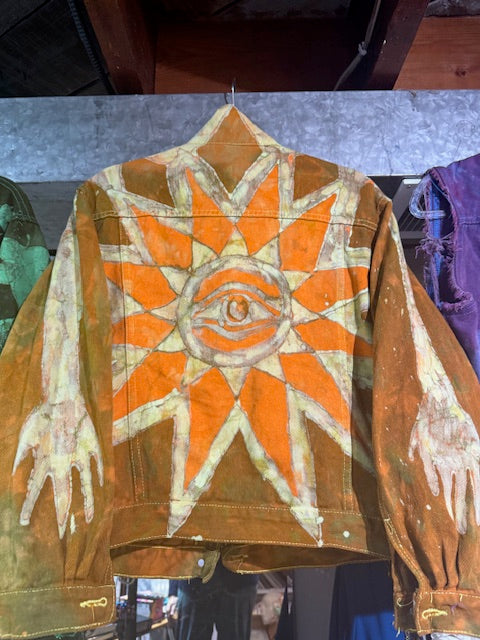 HUGS from THE SUN ! Jean Jacket Size L