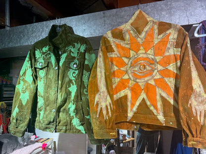 HUGS from THE SUN ! Jean Jacket Size L