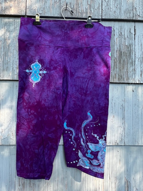 Purple Blue Fishes Capri's ~ Available at BOOTYLAND on Capitol Hill