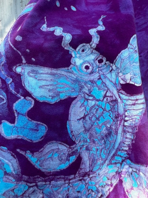 Purple Blue Fishes Capri's ~ Available at BOOTYLAND on Capitol Hill