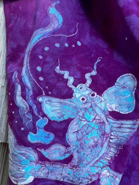 Purple Blue Fishes Capri's ~ Available at BOOTYLAND on Capitol Hill