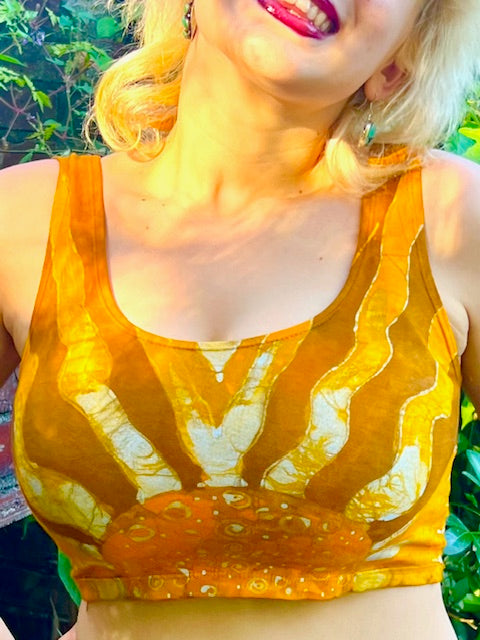 SUNSHINE on my Shoulders CROP TOP Available at BOOTYLAND on Capitol Hill