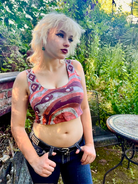 NOUVEAU TRIBALISM Crop Top available at BOOTYLAND on Capitol Hill