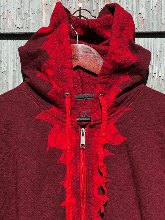 Red POMEGRANATE EVIL EYE PROTECTION Hoodie