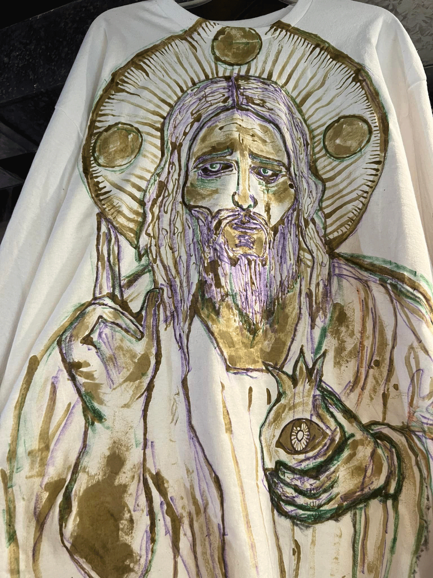 SHROUD OF TURIN long sleeved cotton shirt